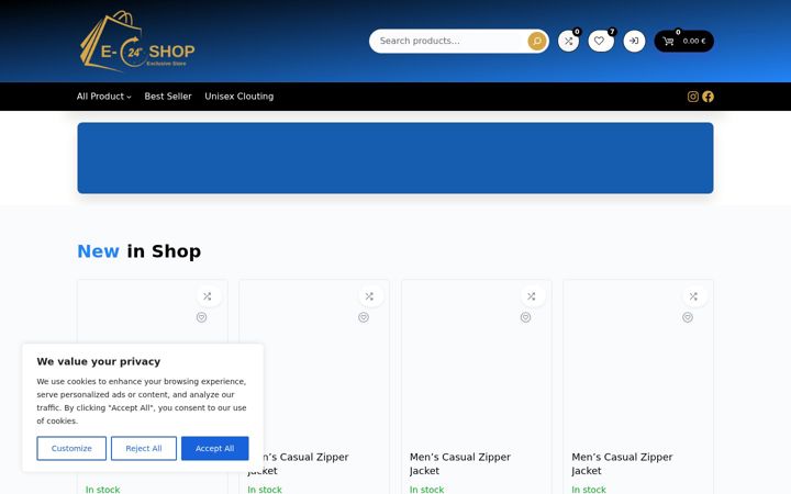 Screenshot of e-24shop.com