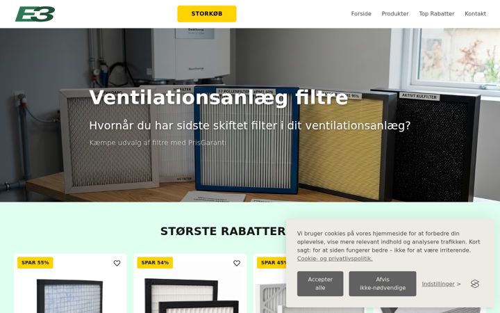 Ekraanipilt saidist e-3.dk