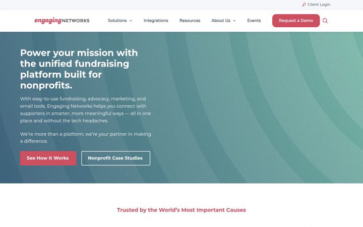 Screenshot of e-activist.com