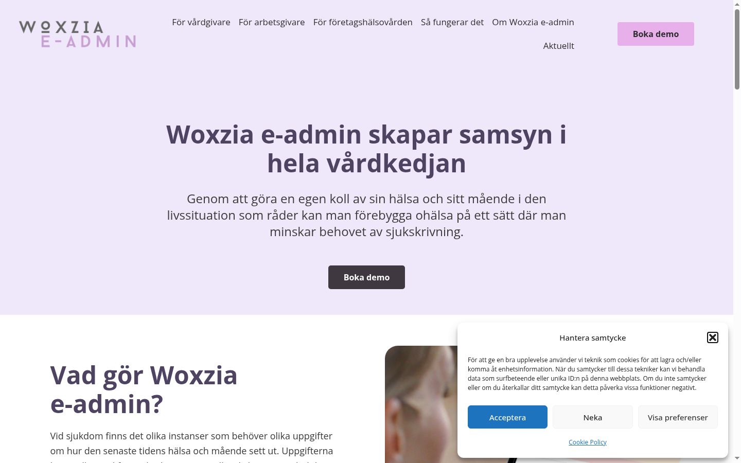 Screenshot tal-banner tal-kunsens muri qabel kwalunkwe interazzjoni
