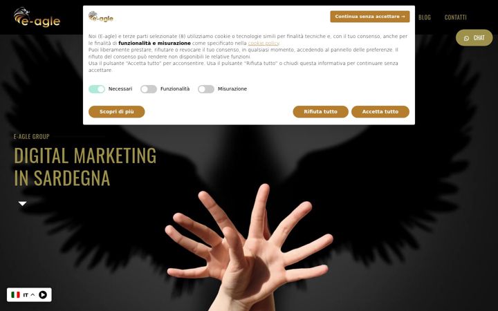 Screenshot van e-agle.it
