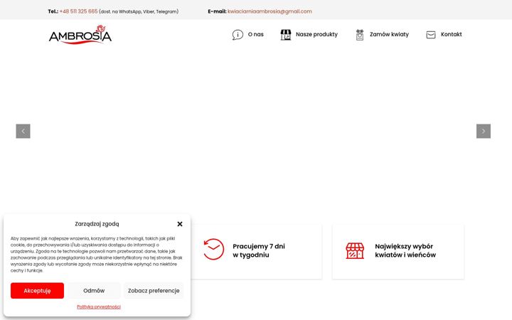 Screenshot ta' e-ambrosia.pl
