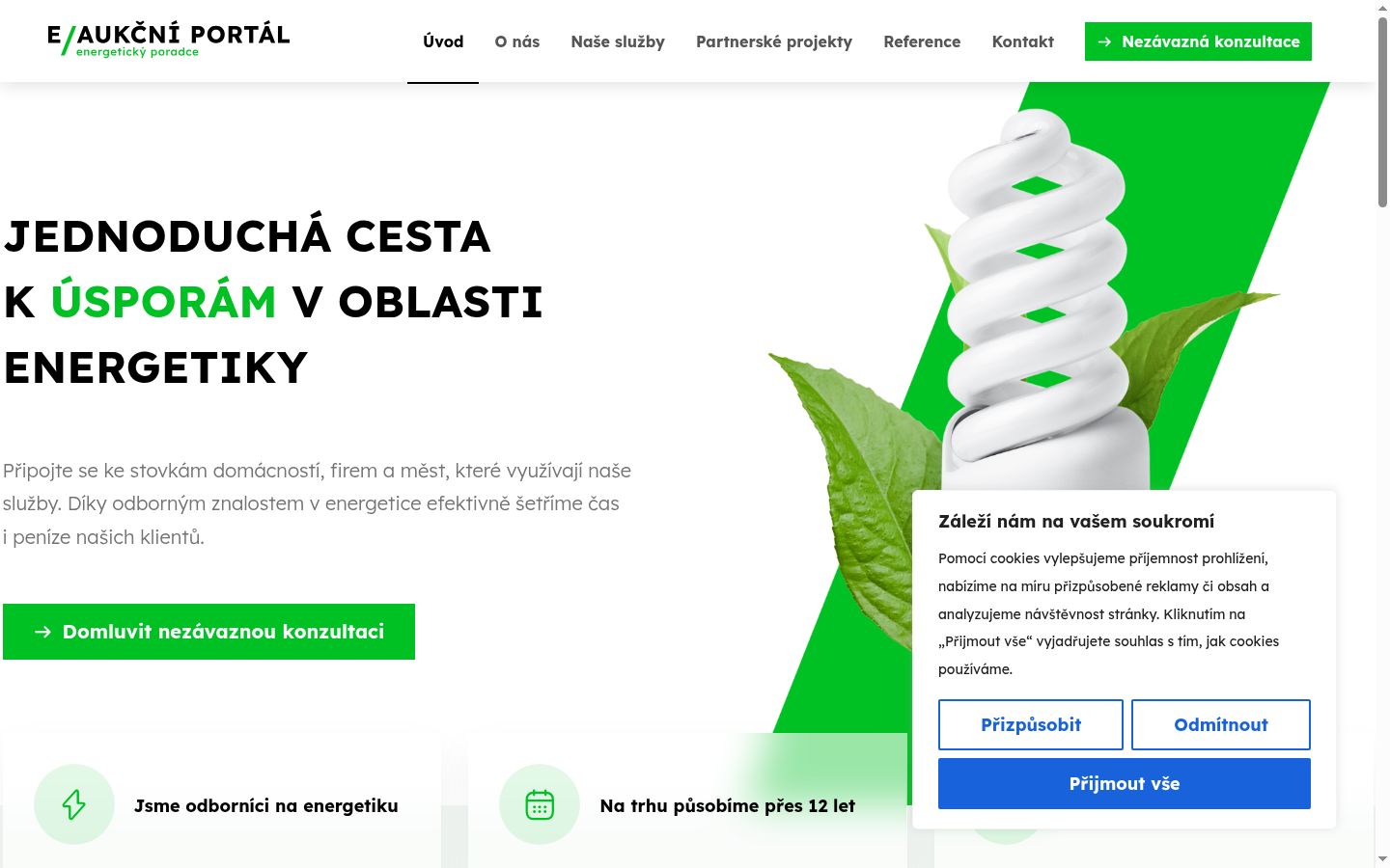 Screenshot tal-banner tal-kunsens muri qabel kwalunkwe interazzjoni
