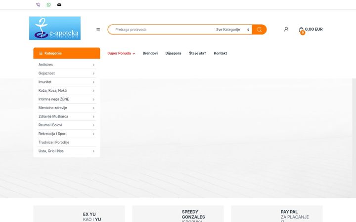 Screenshot of e-apoteka.rs