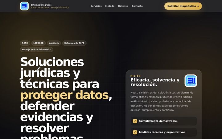 Ekraanipilt saidist e-auditic.es