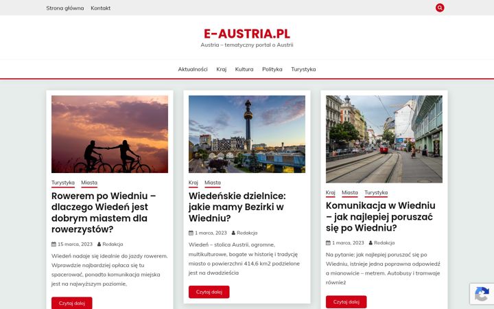 Screenshot ta' e-austria.pl