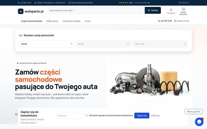 Screenshot of e-autoparts.pl