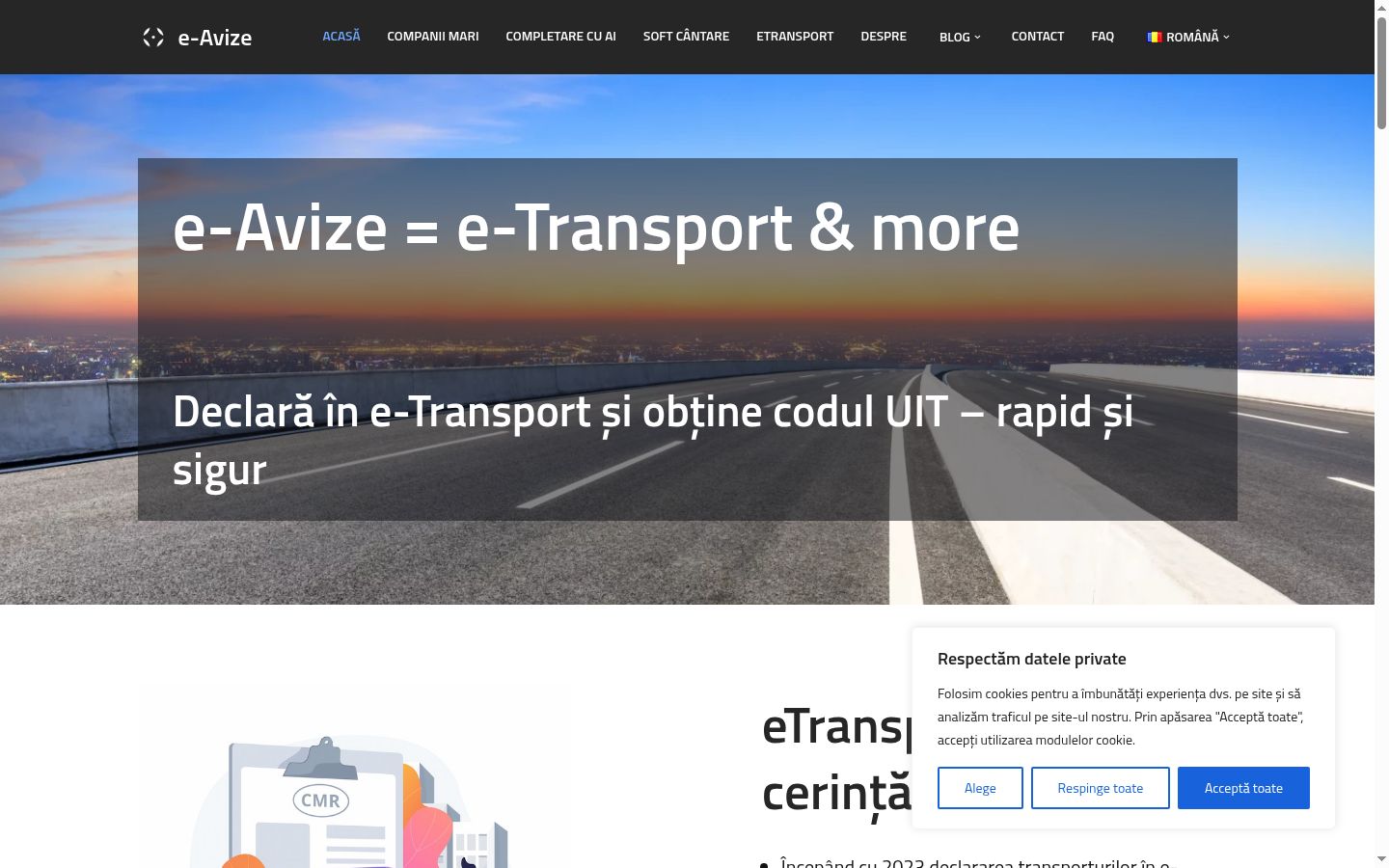 Sutikimo reklamjuostės, rodytos prieš bet kokią sąveiką, ekrano kopija