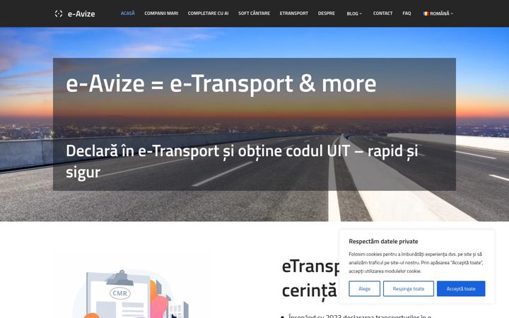Ekrano kopija e-avize.ro