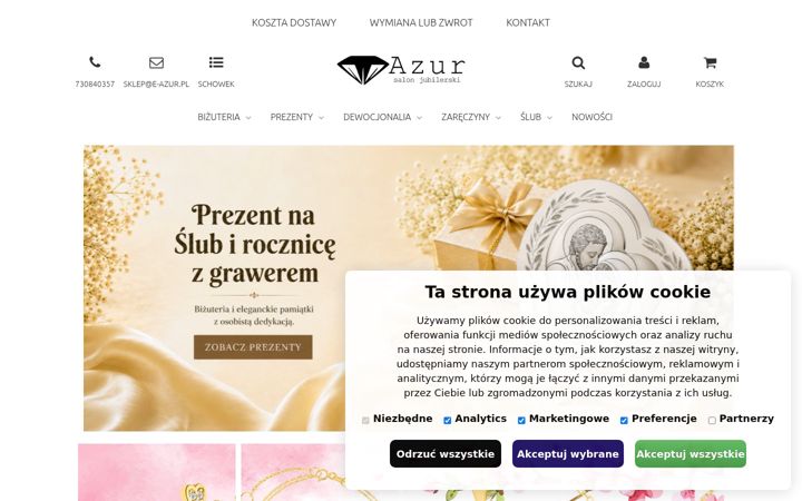 Screenshot ta' e-azur.pl