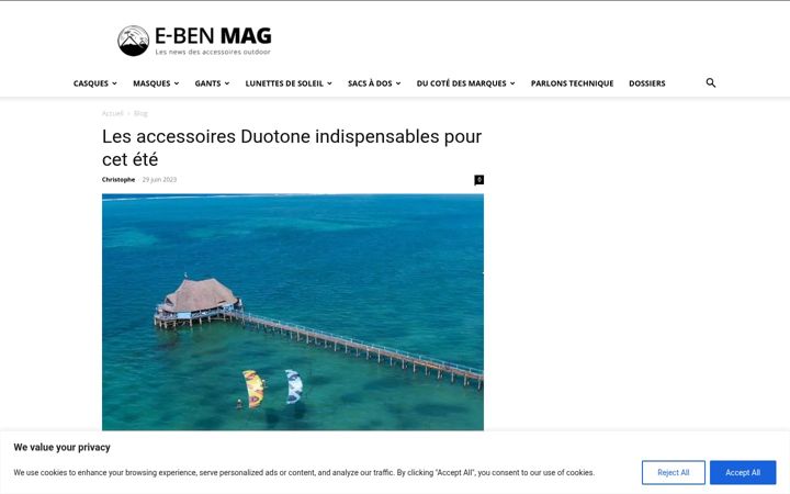 Screenshot of e-ben.fr