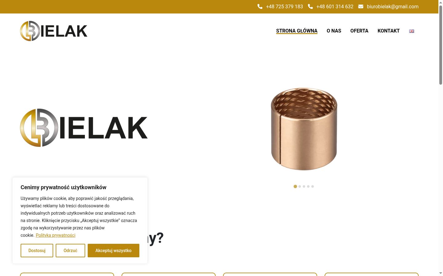 Snímek obrazovky baneru souhlasu zobrazeného před jakoukoli interakcí