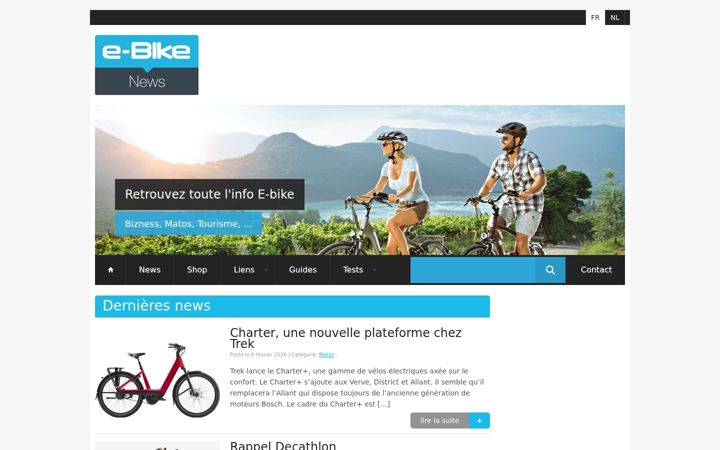 Screenshot of e-bike-news.com