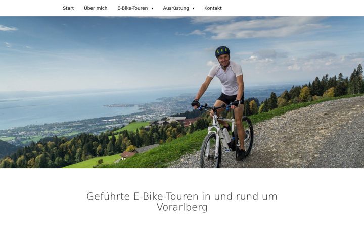 Posnetek zaslona e-bikeguide-wendelin.at