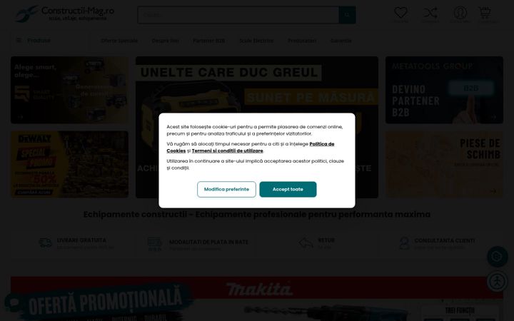Ekrano kopija e-bricoshop.ro
