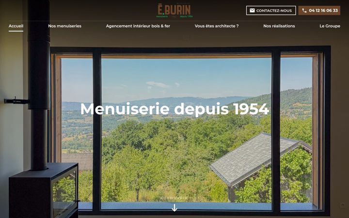 Screenshot of e-burin.fr