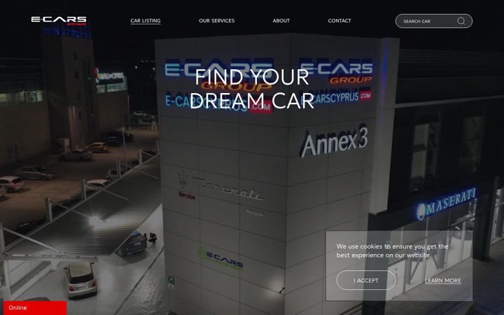 Screenshot of e-carsgroup.com