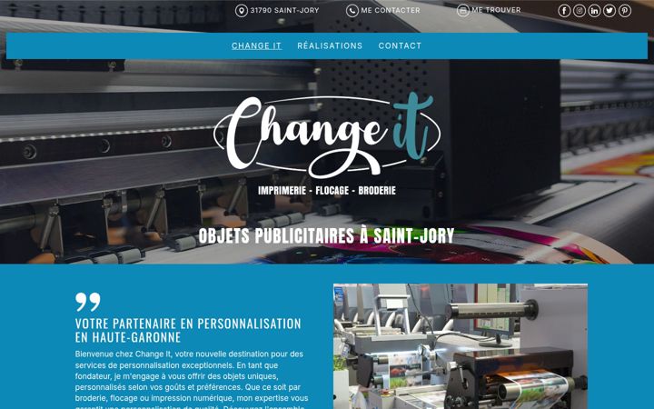 Screenshot of e-changeit.fr