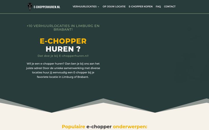 Screenshot di e-chopperhuren.nl