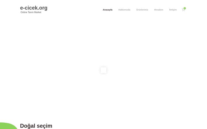 Screenshot ta' e-cicek.org