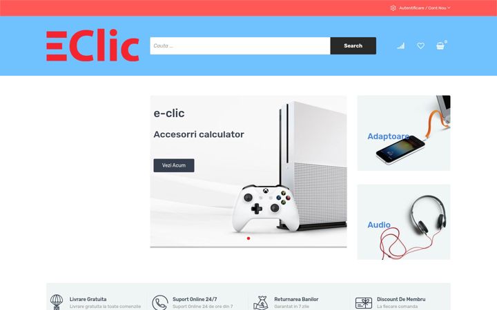 Ekrano kopija e-clic.ro