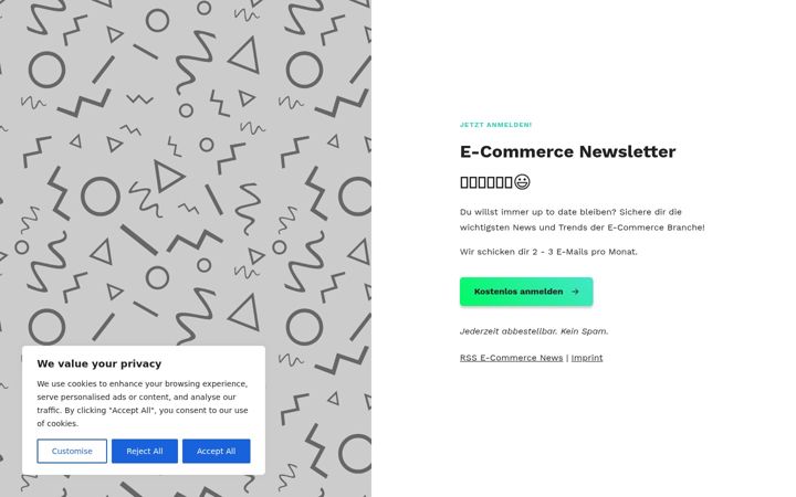 Captura de pantalla de e-commerce-news.net