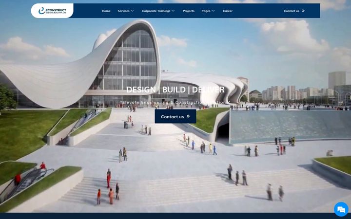 Screenshot of e-construct.in