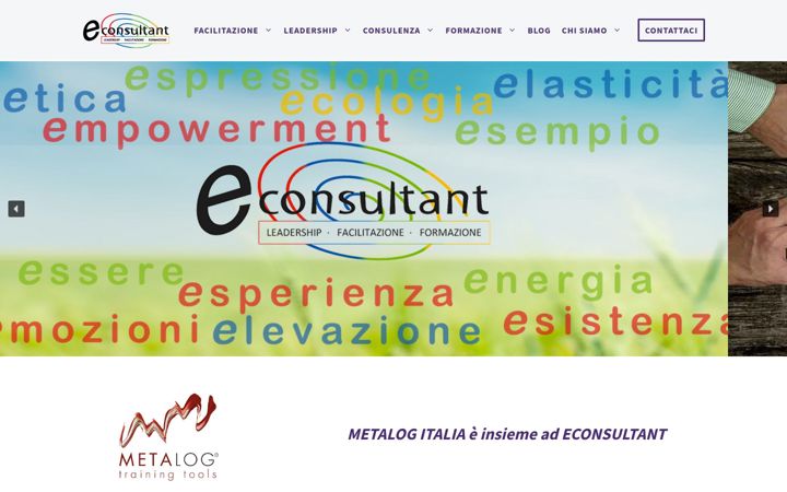 Skjermbilde av e-consultant.it
