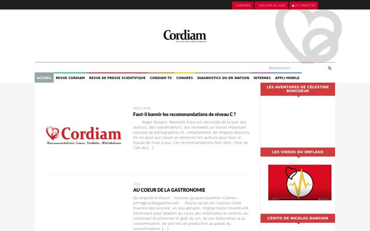 Screenshot of e-cordiam.fr