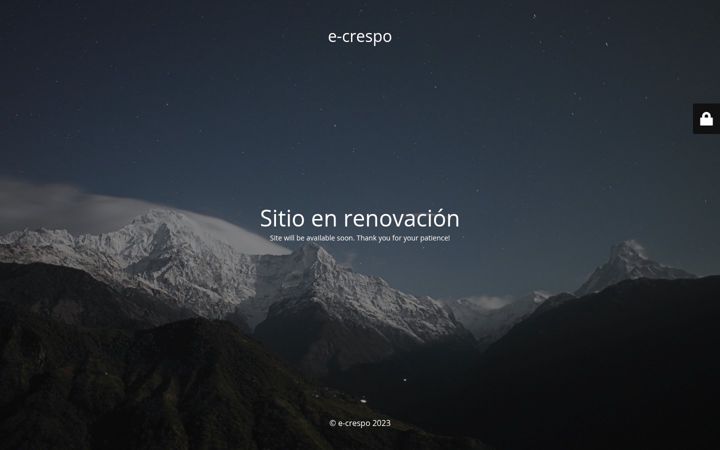 Screenshot of e-crespo.com
