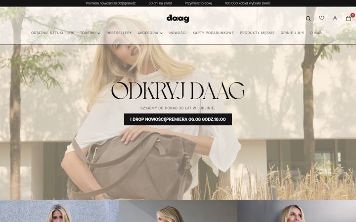 Posnetek zaslona e-daag.com.pl