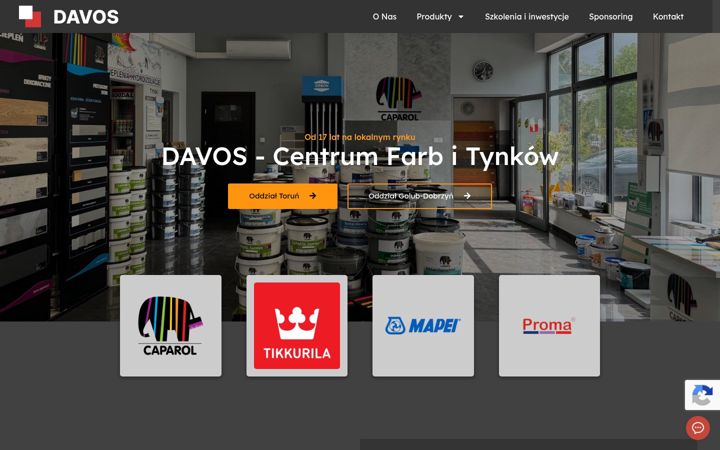 Posnetek zaslona e-davos.pl
