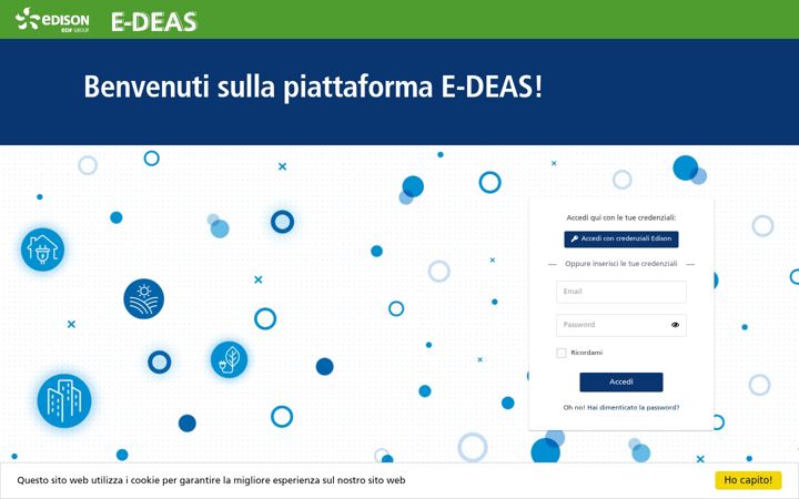 Skjermbilde av e-deas.it