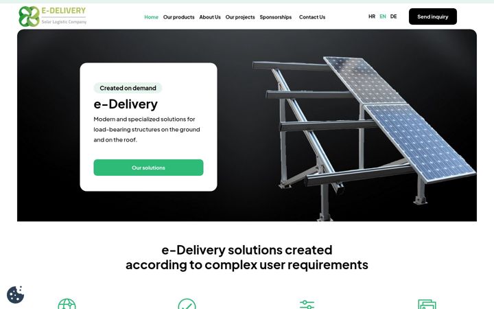 Screenshot of e-delivery.hr