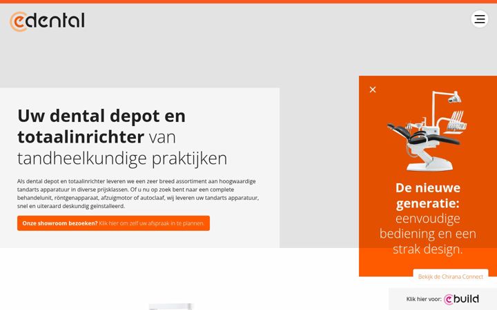 Screenshot di e-dental.nl