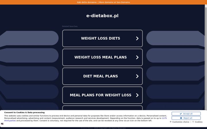 Snímek obrazovky e-dietabox.pl