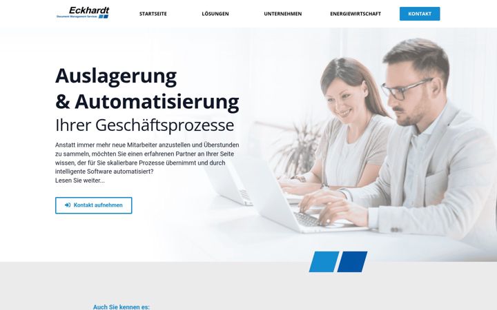 Screenshot of e-dms.de