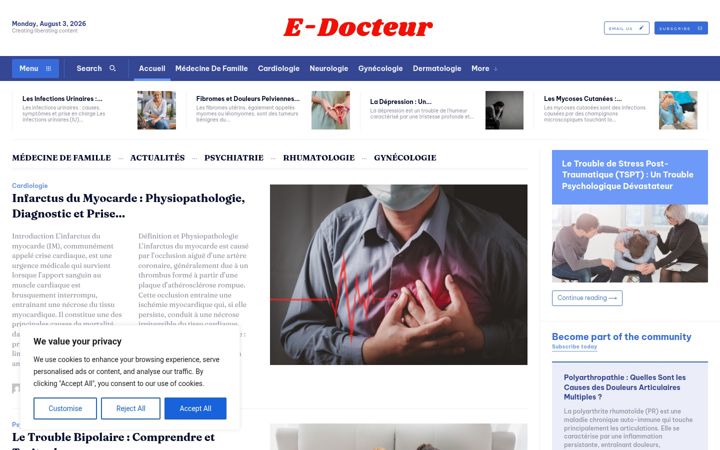 Captura de pantalla de e-docteur.net