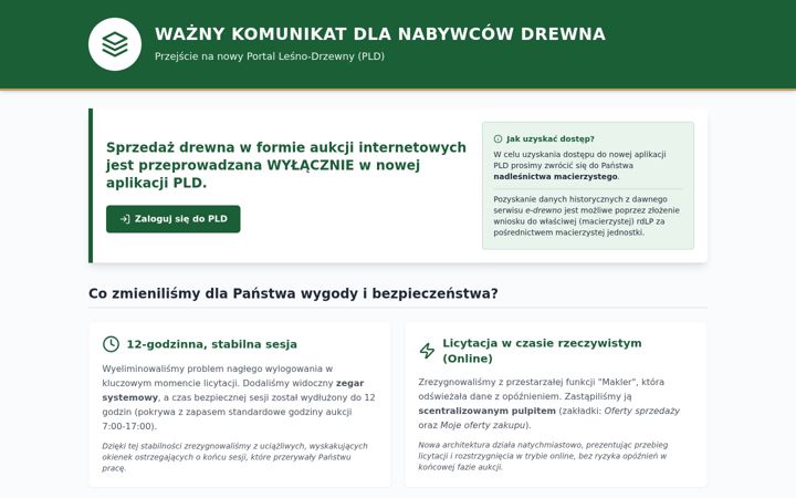 Screenshot von e-drewno.pl