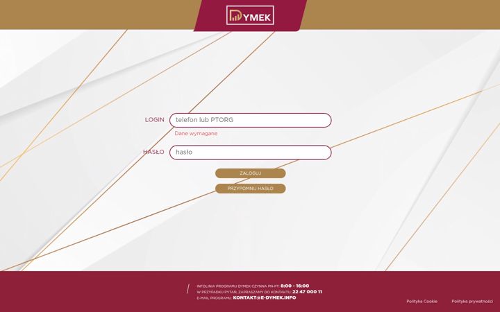 Screenshot von e-dymek.info