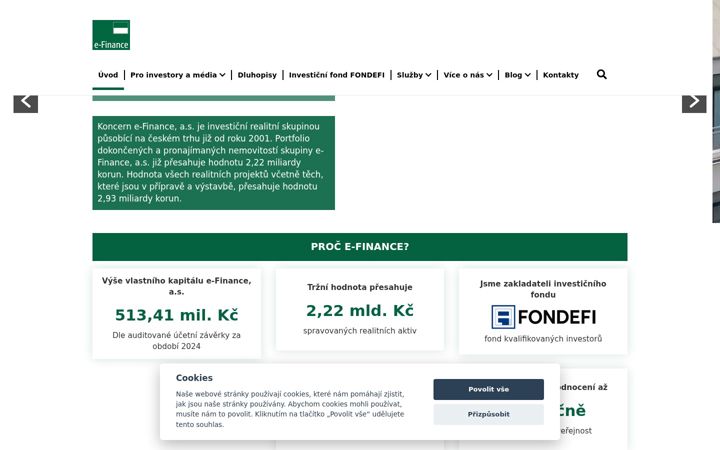 Ekraanipilt saidist e-finance.eu