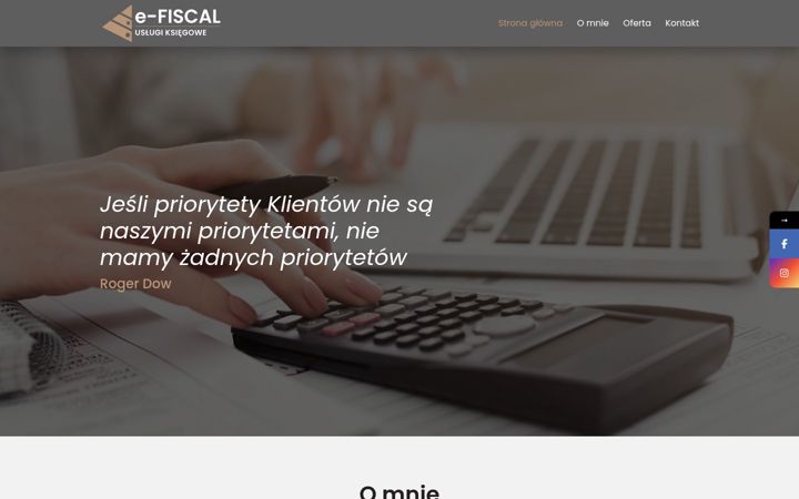 Skjámynd af e-fiscal.pl