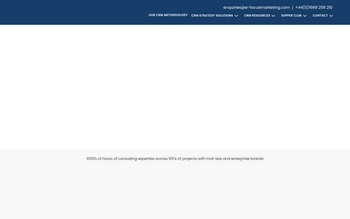 Screenshot of e-focusmarketing.com