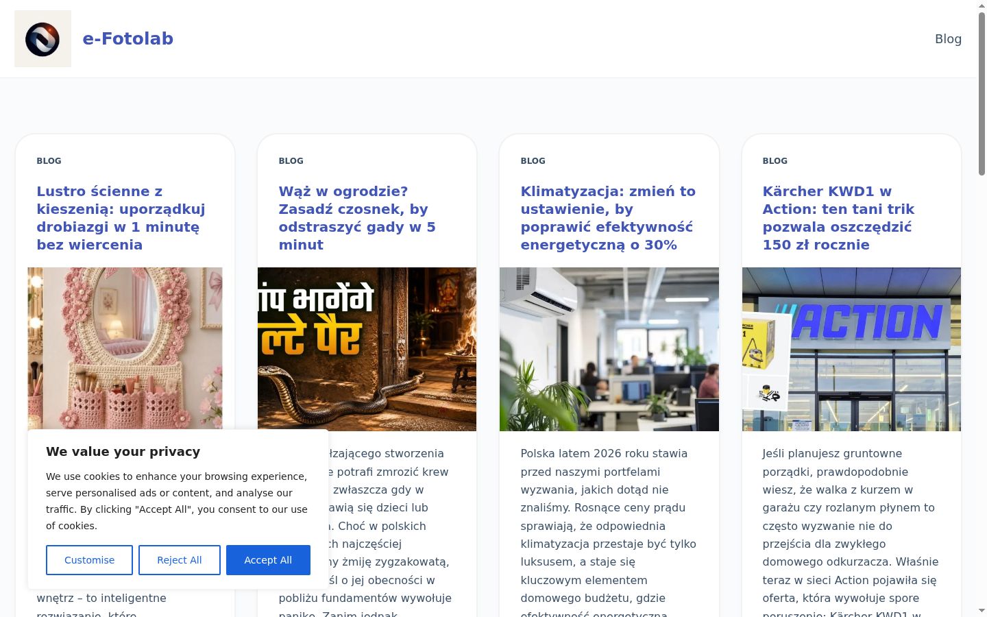 Screenshot tal-banner tal-kunsens muri qabel kwalunkwe interazzjoni