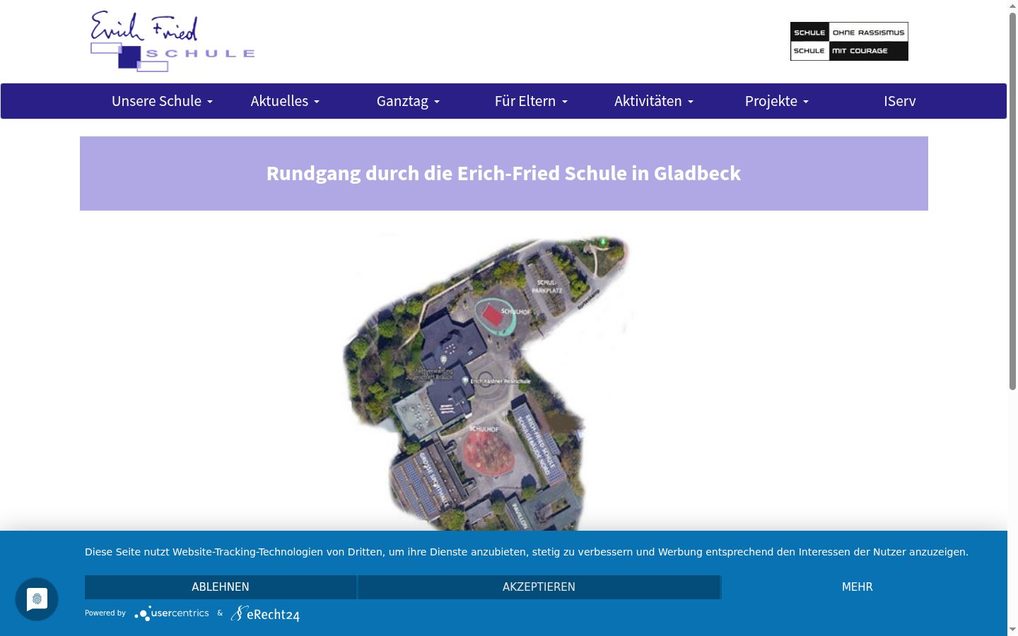 Screenshot tal-banner tal-kunsens muri qabel kwalunkwe interazzjoni