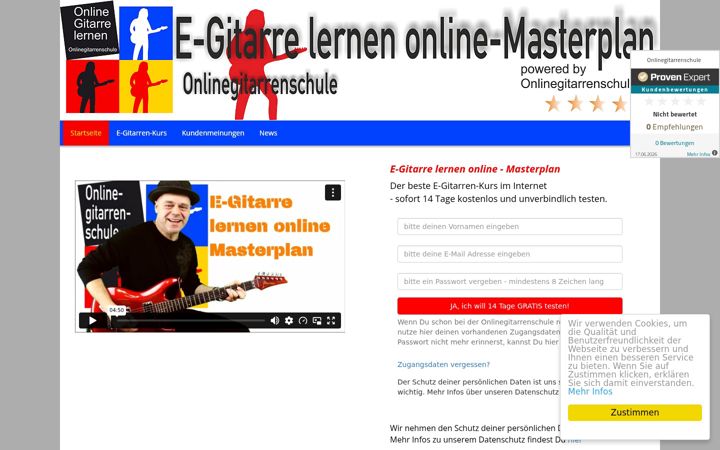 Screenshot of e-gitarrelernenonline-masterplan.de