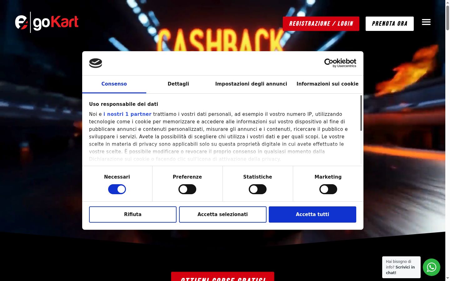 Zrzut ekranu banera zgody wyświetlanego przed jakąkolwiek interakcją