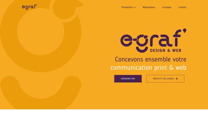 Screenshot of e-graf.com