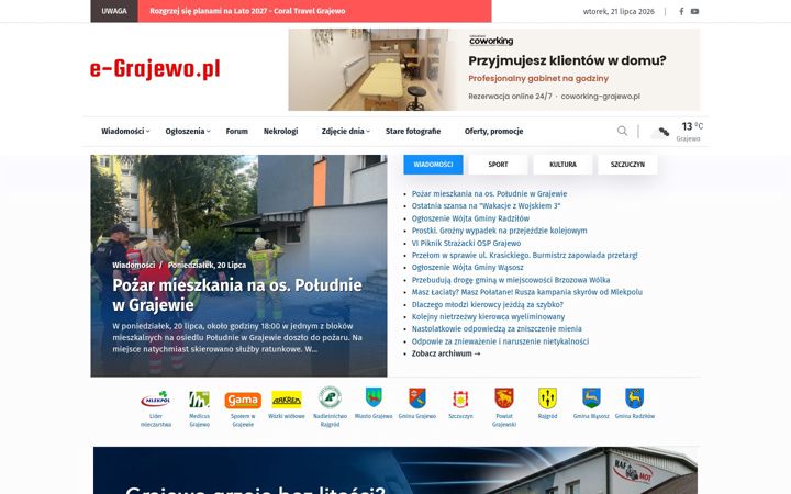 Screenshot of e-grajewo.pl