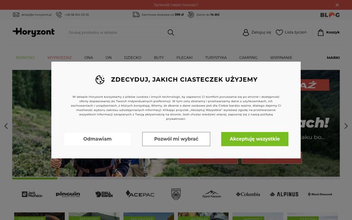 Screenshot of e-horyzont.pl